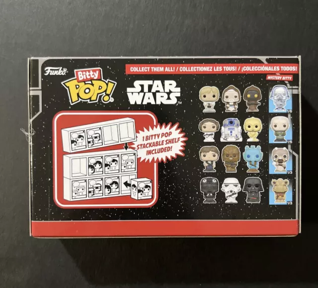 Funko Bitty Pop! Lot (4) Star Wars Series 1 to Series 4 Mini Figure Sets 2