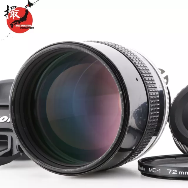 [Opt MINT +Case] Nikon Ai Nikkor 135mm f/2 Portrait Prime MF Lens F Mount JAPAN