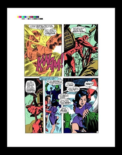 Gene Colan Daredevil #60 Rare Production Art Pg 14