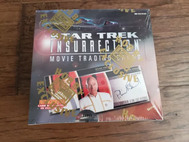 1998 Fleer Star Trek Insurrection Factory Sealed Box Trading Cards 36 Packs