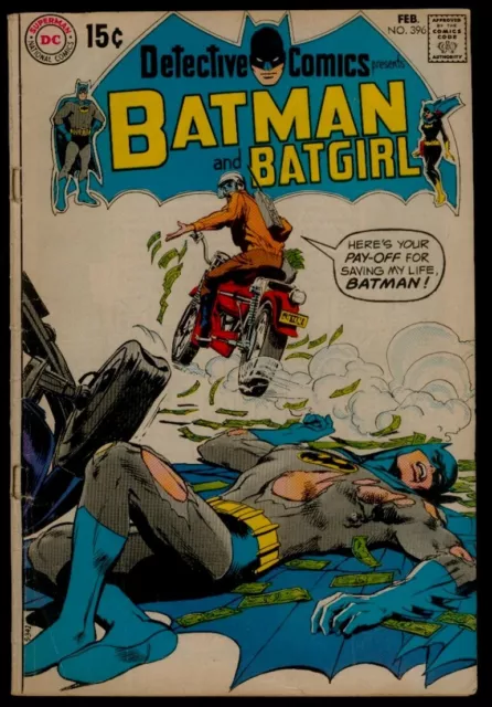 DC Comics DETECTIVE Comics #396 BATMAN And BATGIRL VG/FN 5.0