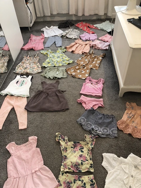 Bundle baby girls summer clothes age 18-24 months River Island Zara Next