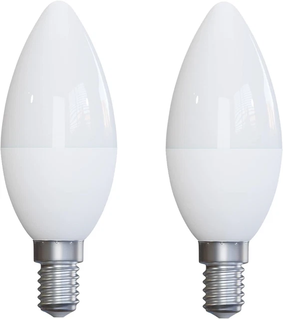 Paul Russells kleine Edison Light E14, 60 W Glühbirnen, kühlweiß 4000K Lampen, 7W 6...