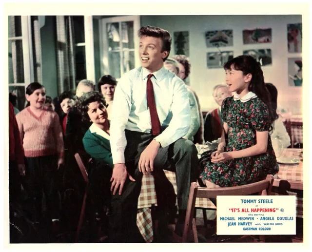 It's All Happening Original British Lobby Card Tommy Steele 1963