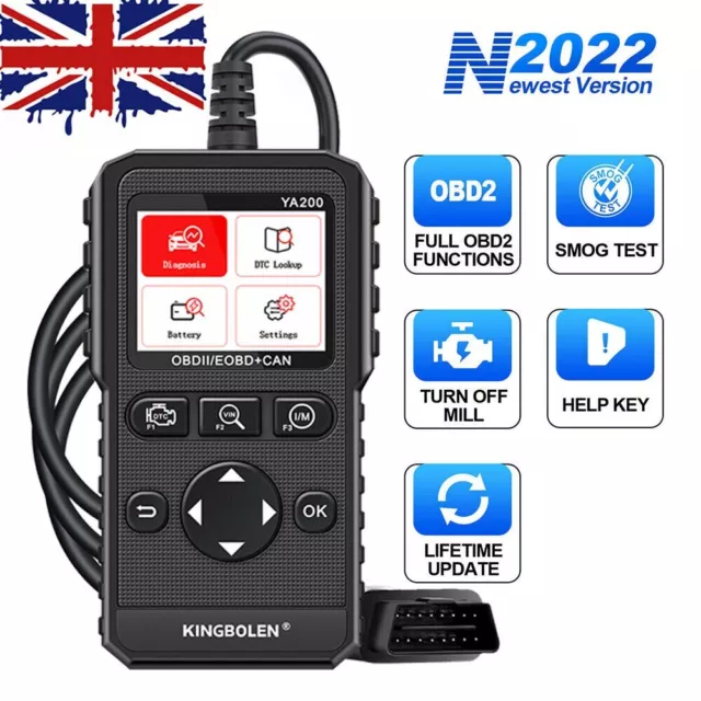 BMW X3 e83 OBD2 NEW 2024 Car Diagnostic Code Reader Fault Scanner Tool YA200 UK