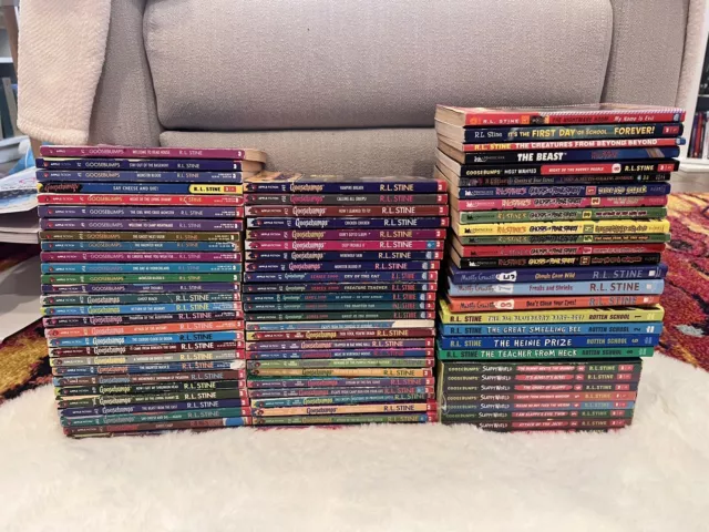 Goosebumps Book Set Bundle Lot  Huge Collection - Rl Stine Ghosts Of Fear Street