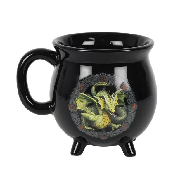 Hexenkessel Tasse Schale Deko Drache Drachen Mabon Farbwechsel Kaffeetasse Neu