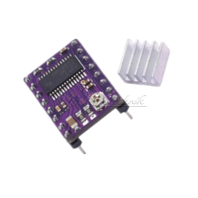 5 Modules DRV8825 Pour Moteur Pas à Pas - Compatible Imprimante 3D, RAMPS1.4 - Tension 8.2-45V, Courant Max 2.5A - 12