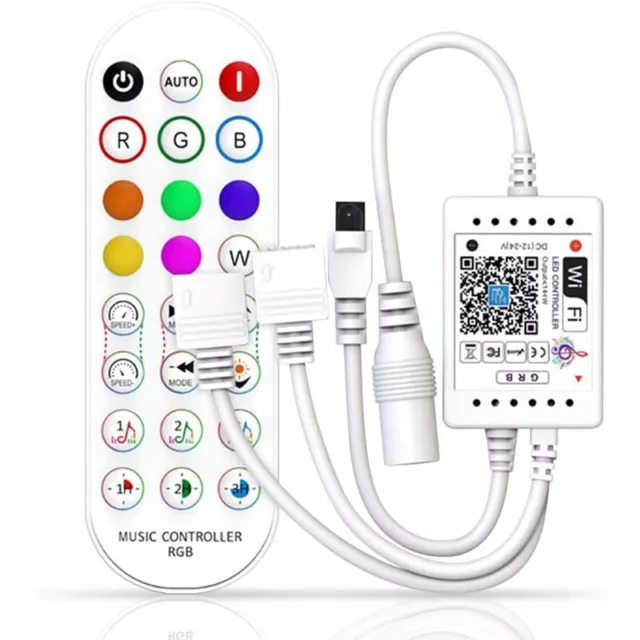 ContrôLeur de Musique WiFi Intelligent RVB pour Bande Lumineuse LED + TéLéC5607