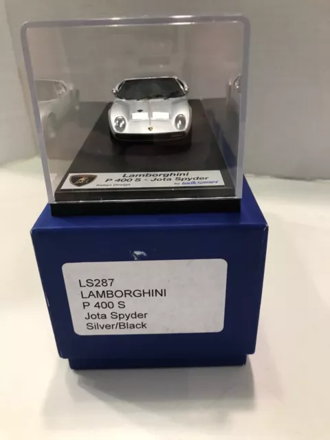 Look Smart Lamborghini P 400 S Jota Spyder in Silver / Black LS287
