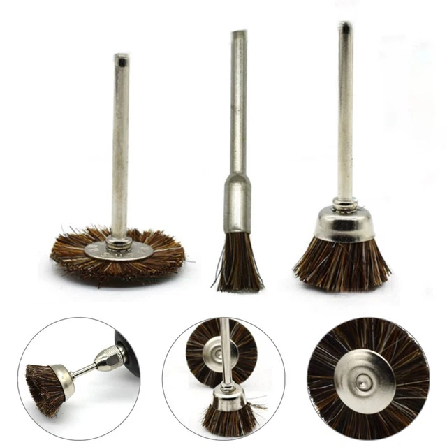 Pratico Kit Spazzole Filo per Utensili Rotanti ideale per la Pulizia e P