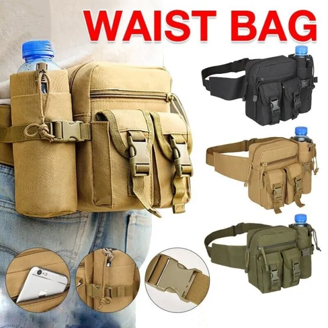Utility Tactical Waist Fanny Pack Pouch Military Camping Hiking Outdoor Belt Bag