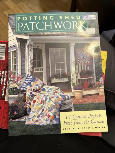 Potting Shed Patchwork: 14 Quilted Projects Fresh from the - paperback book, new