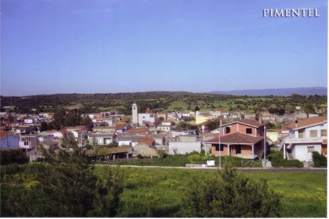 Cartolina Rara -  Pimentel (Cagliari) - Panorama