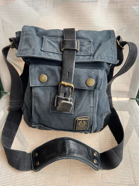 Sac à Dos Colonial Belstaff 561 Occasion - Taille XL, Cuir Et Toile, Style Vintage