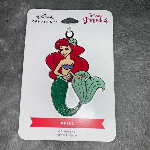 HALLMARK DISNEY PRINCESS The Little Mermaid Ariel Metal Christmas Tree