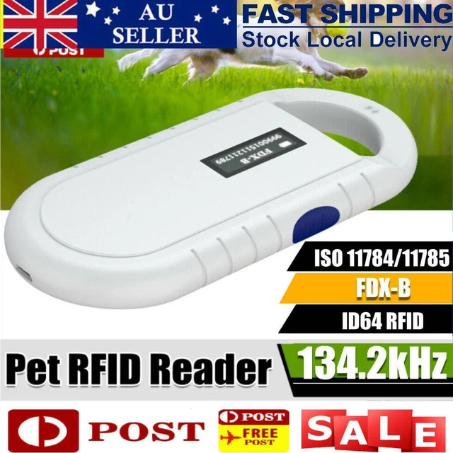 Pet Microchip Scanner Portable Handheld Animal Chip Reader Pet Microchip Reader
