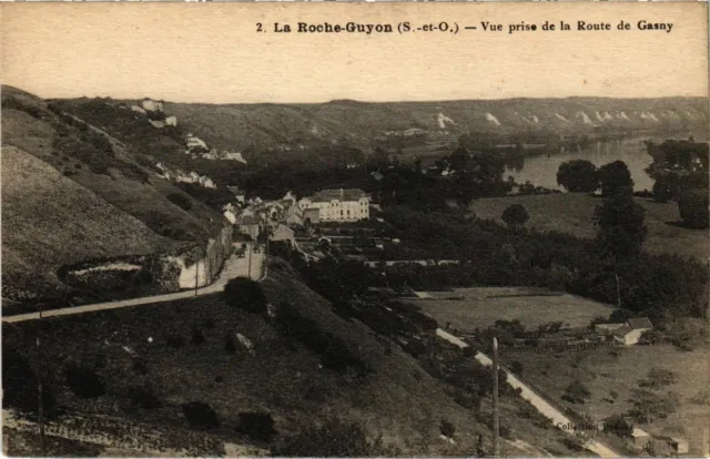 CPA LA ROCHE-GUYON - Gasny Road View (107292)