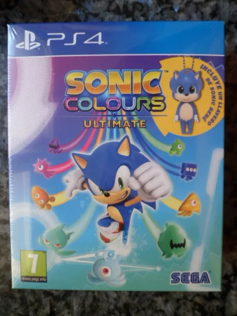 SONIC COLORS ULTIMATE EDITION PS4 Nuevo Acción aventura Incluye llavero de Sonic