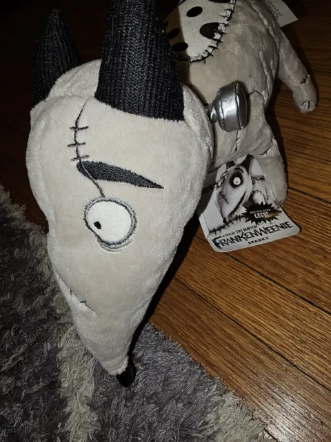 Disney Store Tim Burton Frankenweenie Sparky Dog Plush New With Tags