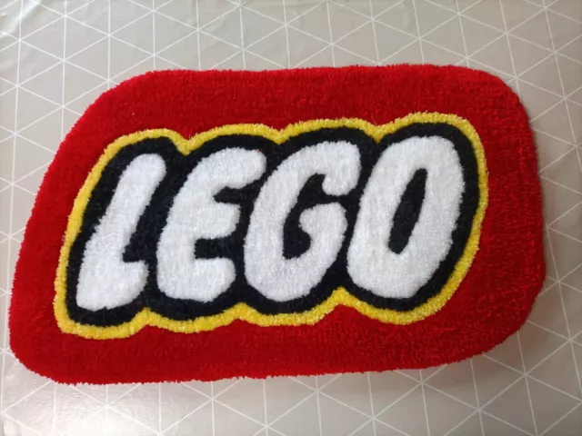 Tapis LEGO rectangle multicolore 40x54 chambre à coucher pour enfants  salle de