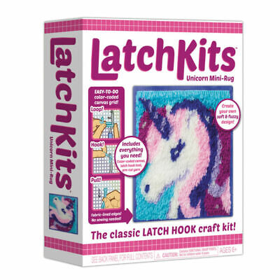 Kits de pestillos Kahootz unicornio mini alfombra kit artesanal - 2016 gancho para niñas lindo nuevo en caja