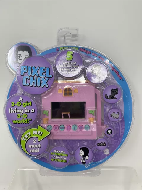 Pixel Chix House K3561 Mattel 2006 2-D Girl in 3-D World Figure