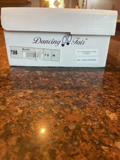 Tap shoes Dancing Fair supersonic taps W/fiber size 7.5