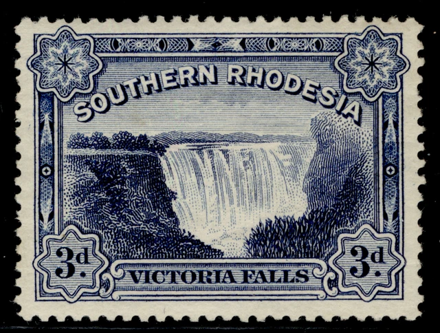 SOUTHERN RHODESIA GV SG30, 3d deep ultramarine, M MINT. Cat £15.