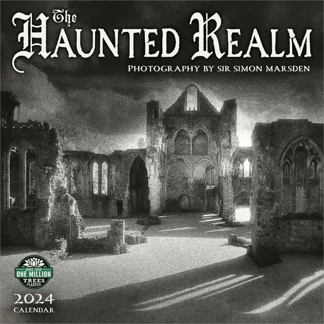 AMBER LOTUS THE Haunted Realm 2024 Wall Calendar By Sir Simon Marsden w