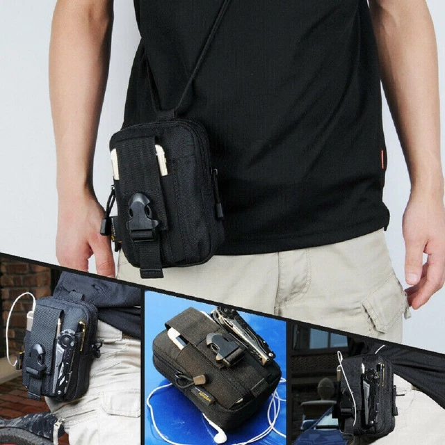 TACTICAL WAIST BAG Molle Pouch Pack Military Wallet Multi Purpose Belt