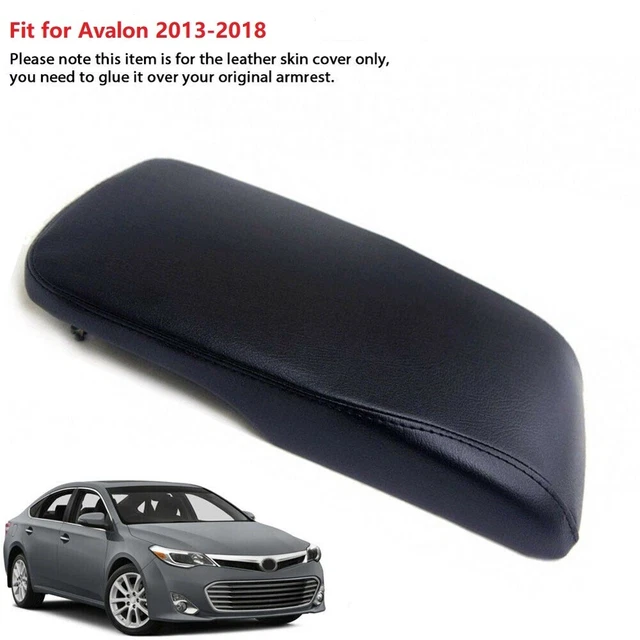 Couvercle Console Centrale Audi A3 8P / A5 2003-2013 - Cuir Noir - Remplacement 8P0864245P