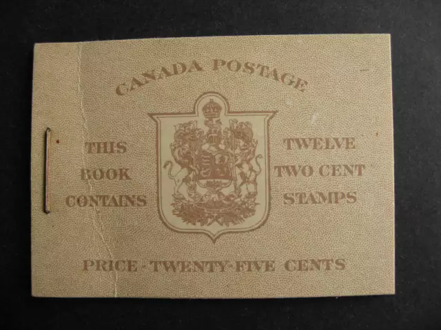 Canada WWII booklet Ut BK33a Cover bent, see pictures