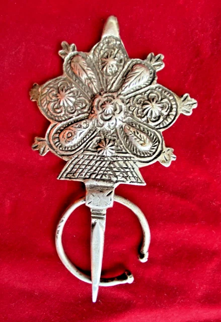 Épingle De Cravate Ou Foulard En Argent 19ème Siècle - Broche Vintage Argentée Occasion