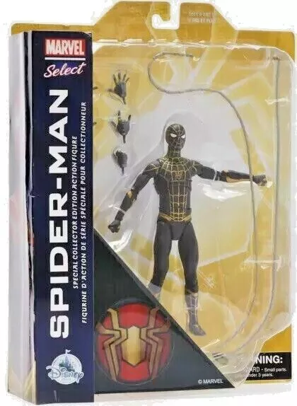 Marvel Select Spider-Man Pas De Way Home action figure Disney Store Exclusive