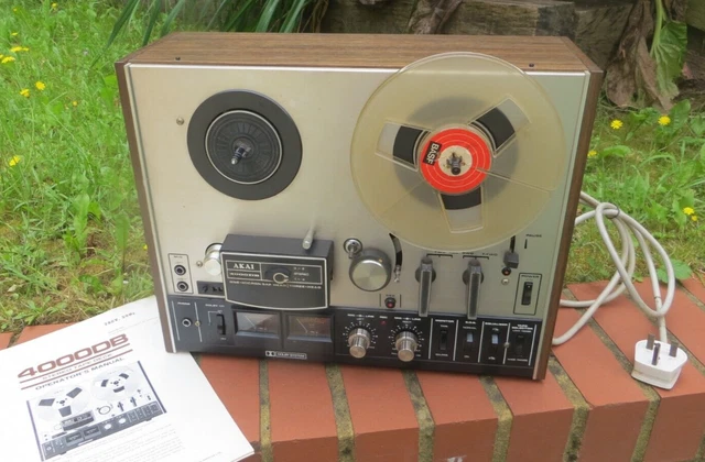 AKAI 4000 DB Dolby - Platine Bande état Collection - Fonctionne, à Nettoyer