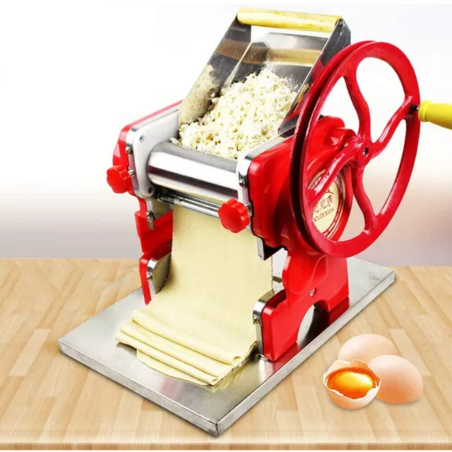 Manual Fresh Noodle Making Machine Roller Pasta Pressing For Commercial