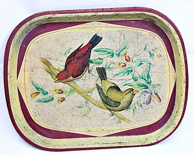 Ancien Plateau De Service En Cuivre - Vintage - Décoration Cuisine