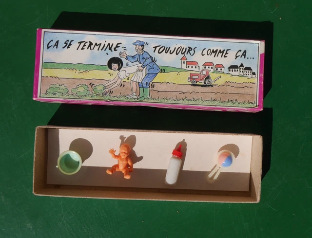 Verre Baveur Farce Attrape Vintage Années 50/60 – Avec Boîte D'origine