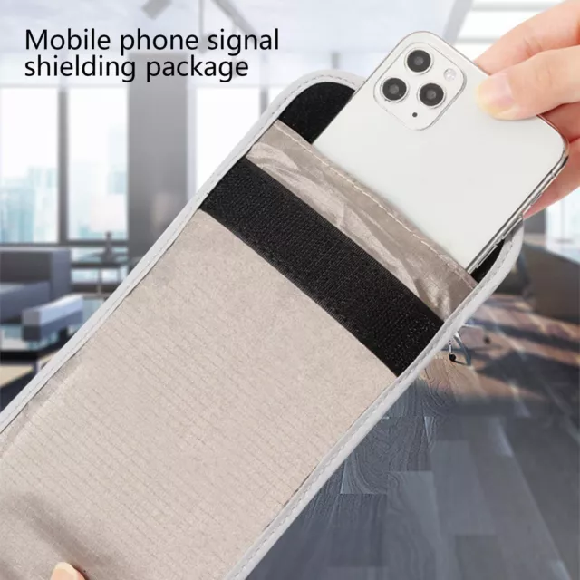 Cell Phone Signal Blocking Bag RFID Shielding Pouch Faraday Bag Wallet Blocker