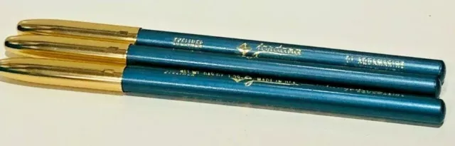 Jordana Kohl Kajal Eyeliner Pencl 5 32 BABY BLUE MADE IN USA 3 PENCILS