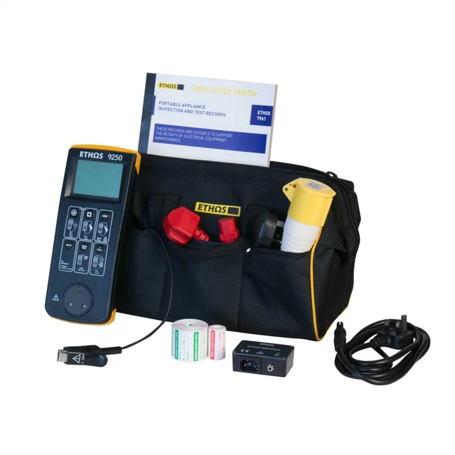 Nuovissimo in scatola - Kit tester Ethos 9100 PAT inc. calibrazione 1Y