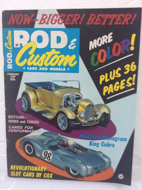 Rod & Custom Cars and Models February 1965  More Pages More Color 3