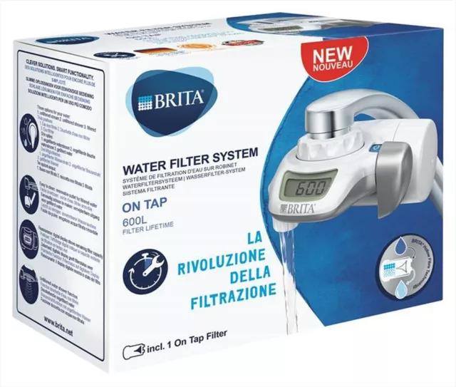 Sistema Filtrante Acqua Lavandino BRITA 1038408 ON TAP 600 Litri