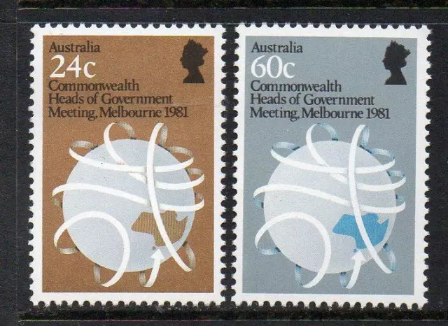 Australia Mnh 1981 Sg831-832 Commonwealth Heads Of Government Meeting Set Of 2