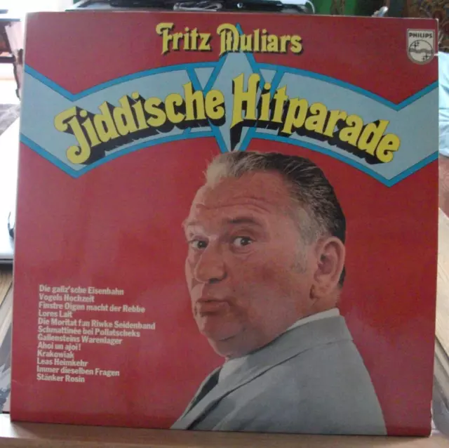 Fritz Muliars - Jiddische Hitparade - LP (1976)