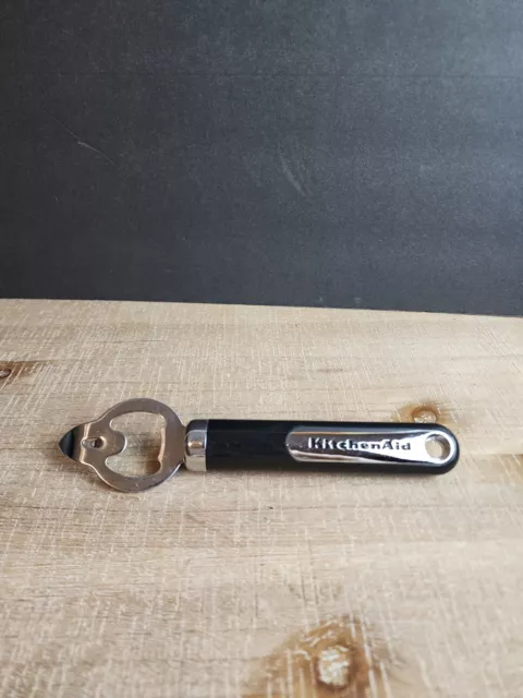 KitchenAid Black Silver Piercing Bottle Opener 7"