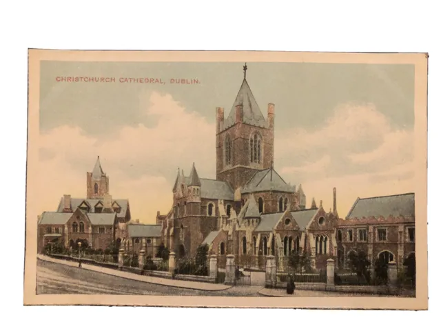 1905 Postcard - Christchurch cathedral Dublin - Ireland / Eire