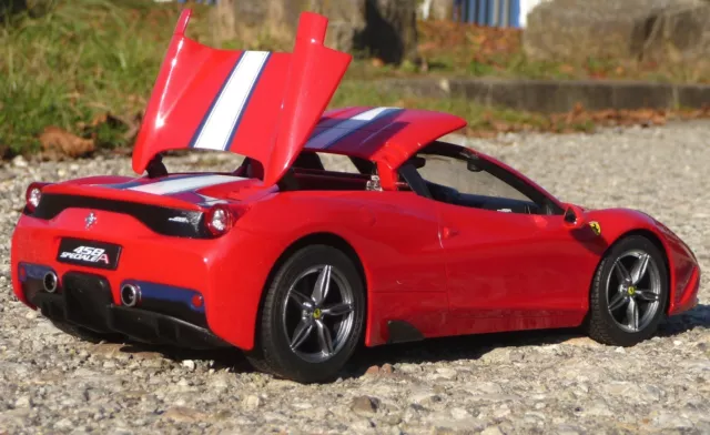 RC FERRARI 458 SPECIALE mit ELEKTRISCHEM VERDECK 34cm Ferngesteuert 27MHz 405066