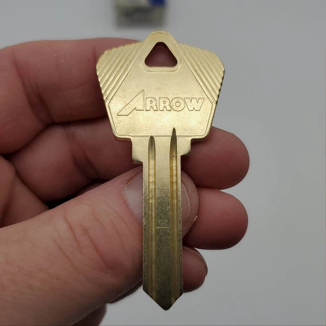 10x Arrow L671U Key Blanks U Keyway Nickel Silver 6 Pin NOS